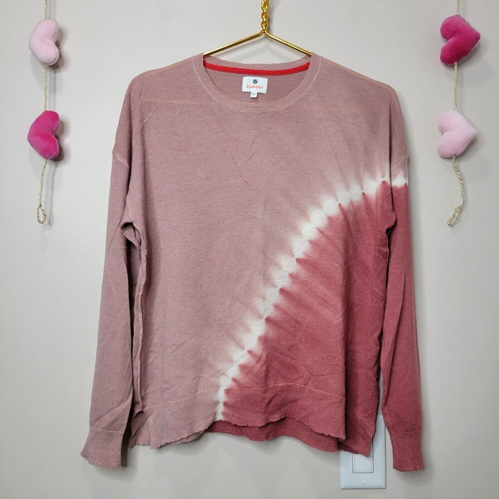 Sundry Merino Wool Cashmere Knit Pullover Sweater Sz 0 - XS